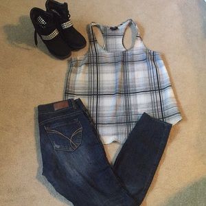 Mossimo plaid tank
